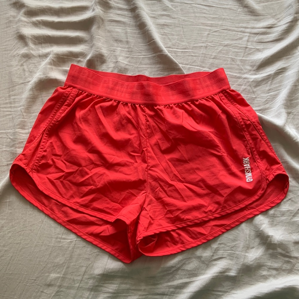 Coral Gymshark shorts- size Medium